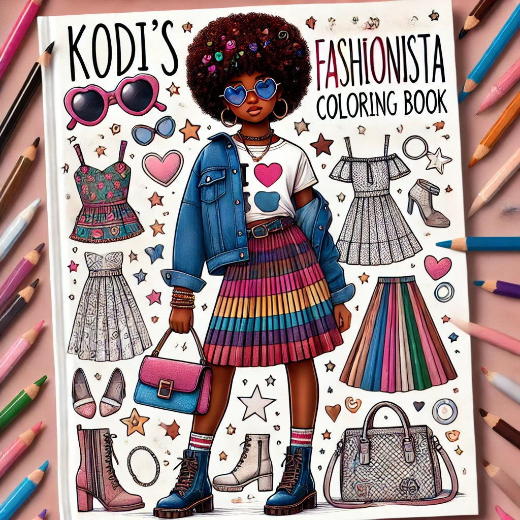 Kodi's Fashionista Coloring Book